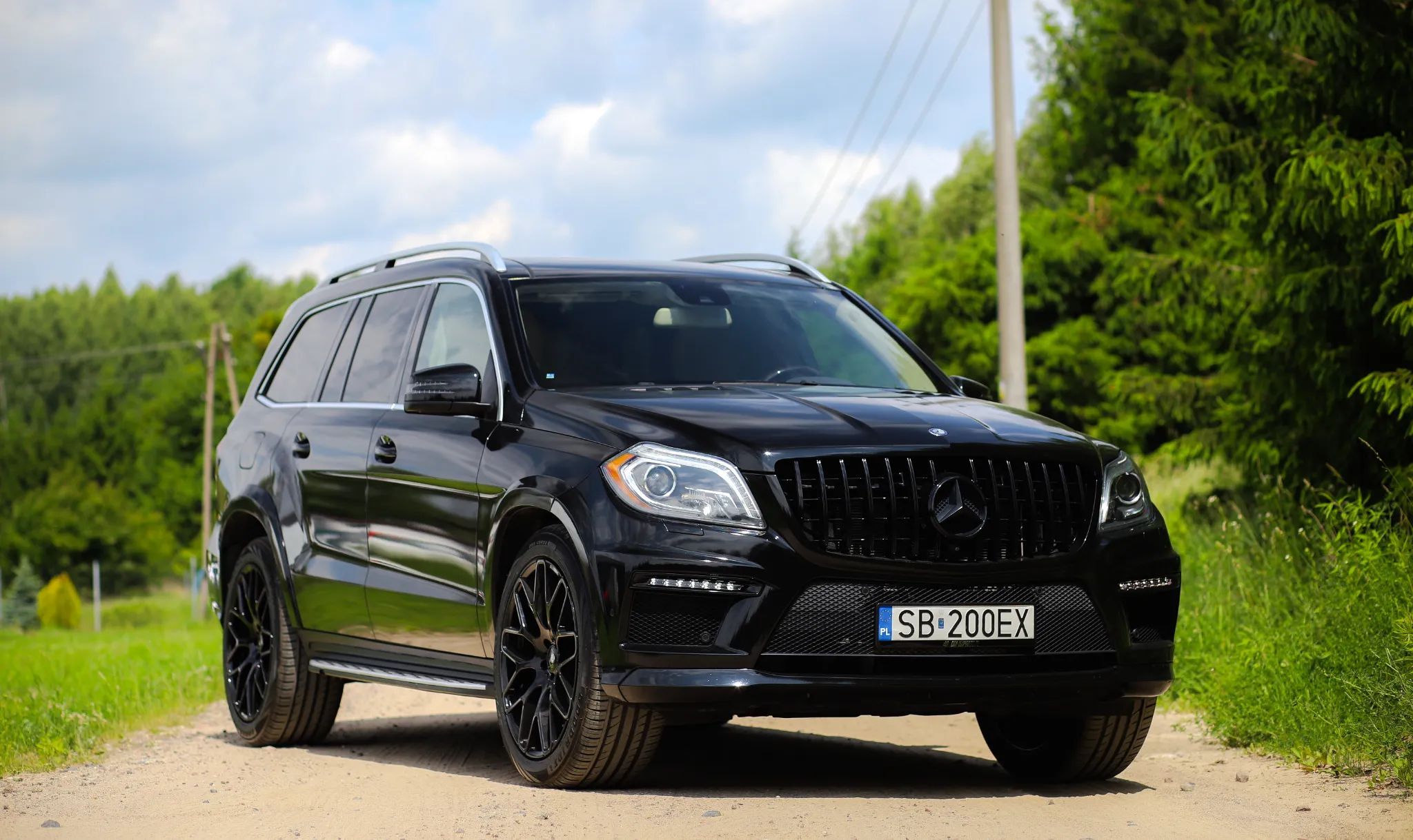 Mercedes-Benz GL 450 4Matic 4.7 V8 Bi-Turbo Pakiet AMG faktura VAT, hak 3.5T, ZAMIANA
