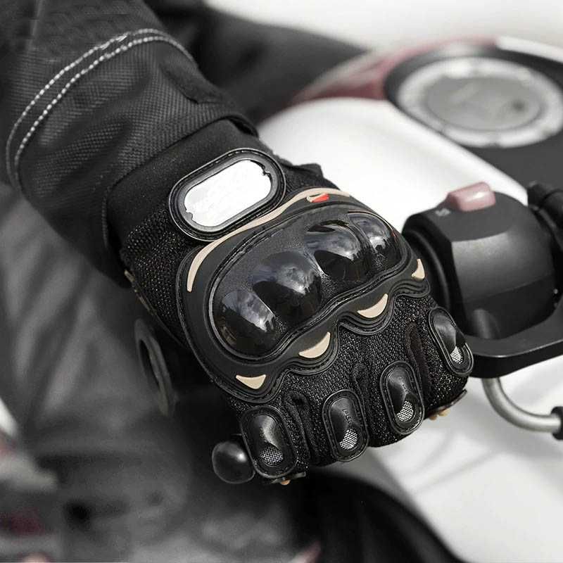 Rękawice motocyklowe rowerowe  rękawiczki OCHRONNE rozm XL NIEBIESKIE