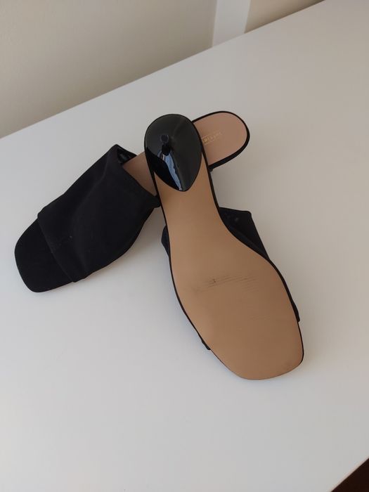 Mule em tela preta Lefties