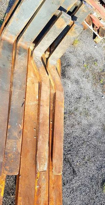 Widły do wózka widłowego palet Linde profilowane skrętne 1,2m kar. 40