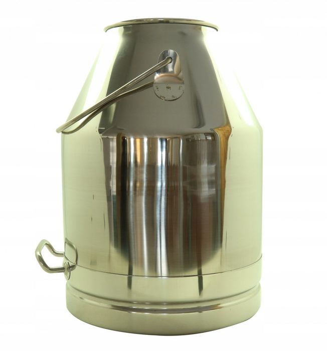 Konew udojowa nierdzewna 30 l Ø 180 mm BAŃKA LEKKA