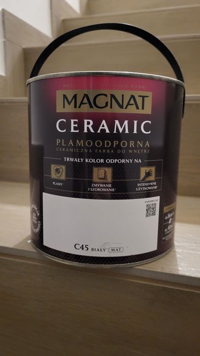 Farba Magnat ceramic biała C45 2.5l