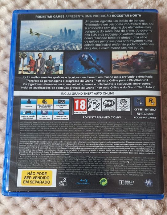 Grande Theft Auto V Ps4