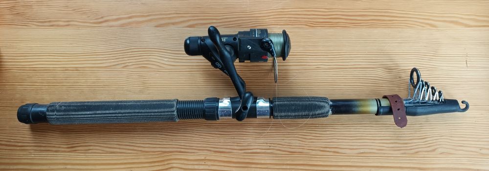 Wędka z kołowrotkiem