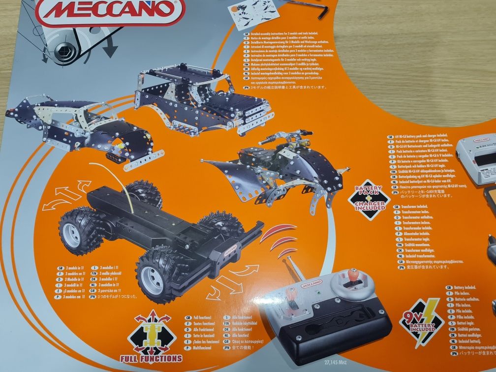 Brinquedo construção Meccano carro jeep Radio Control ref.8700