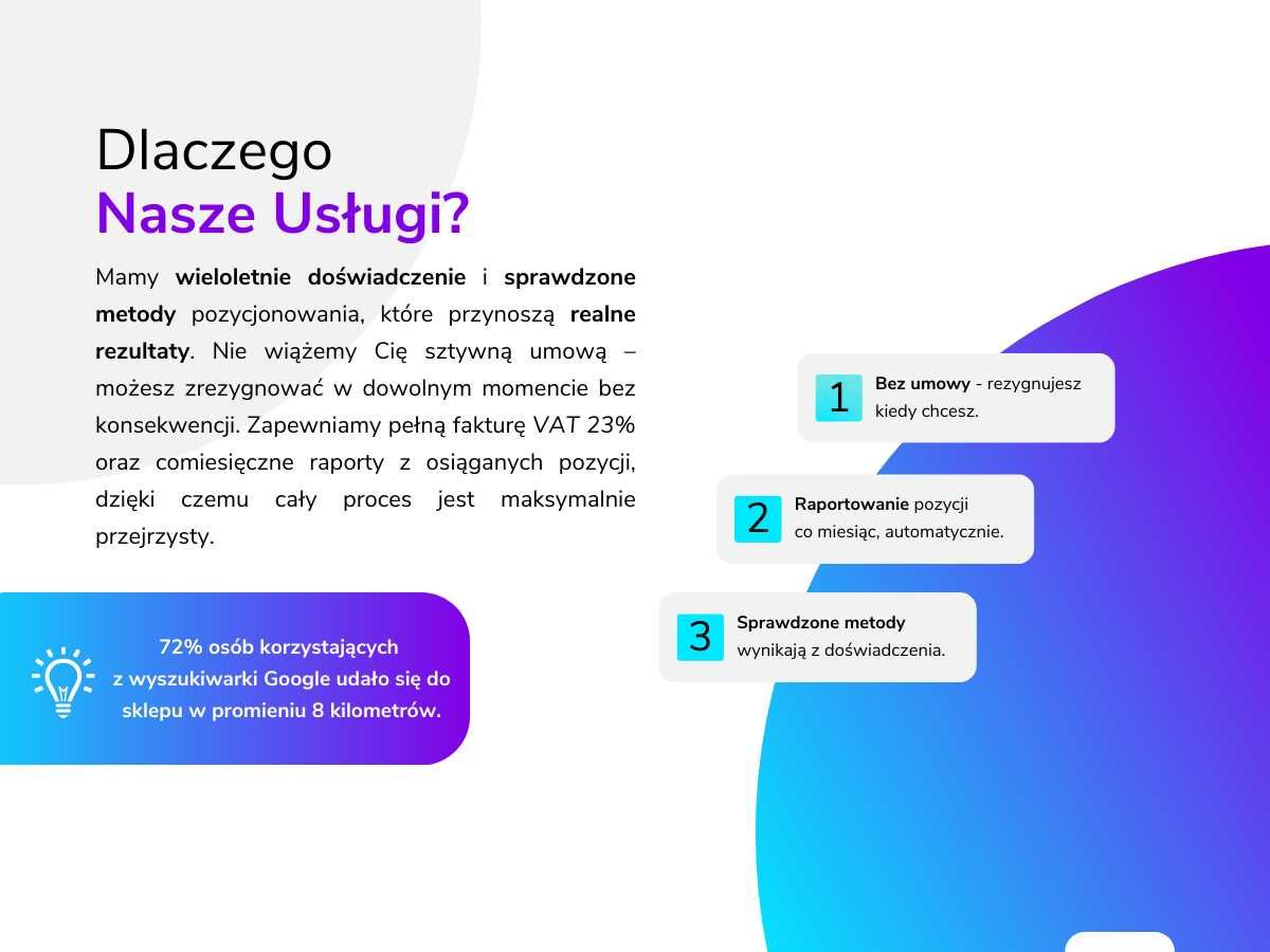 Pozycjonowanie Wizytówki Google | Wejdź do TOP3 - Nie trać klientów!