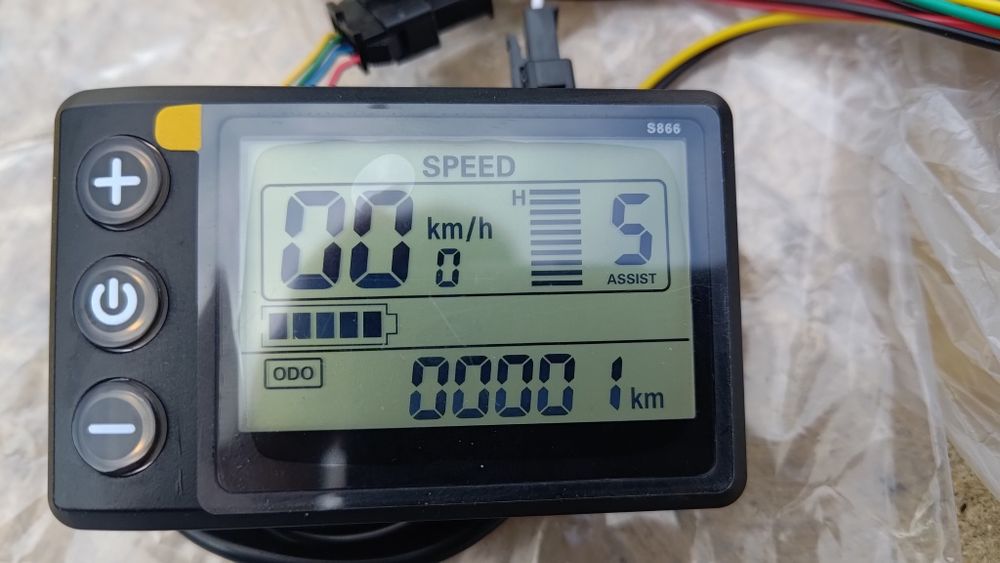 Wyświetlacz+sterownik+manetka 24V36V48V - 17A- 250W350W500W750W Nowy