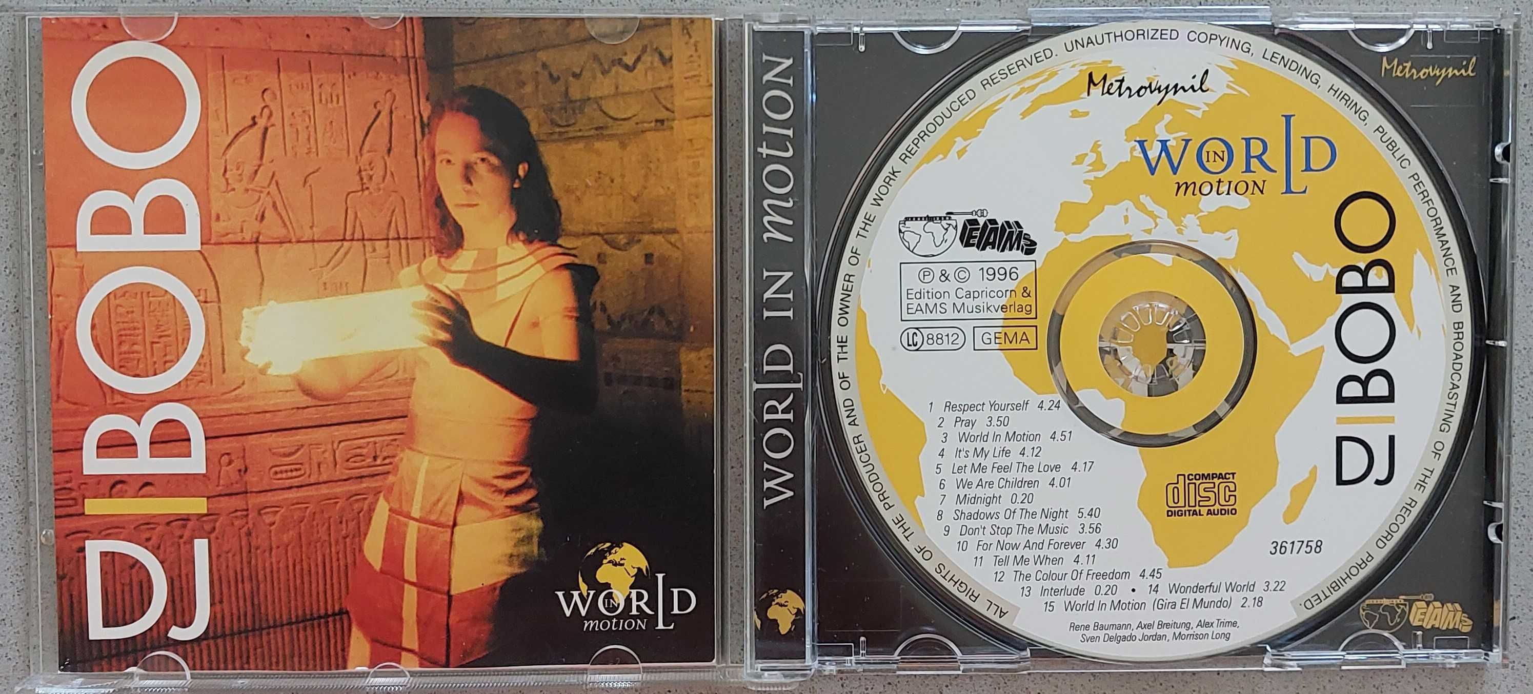 DJ Bobo World In Motion CD Oryginał Switzerland