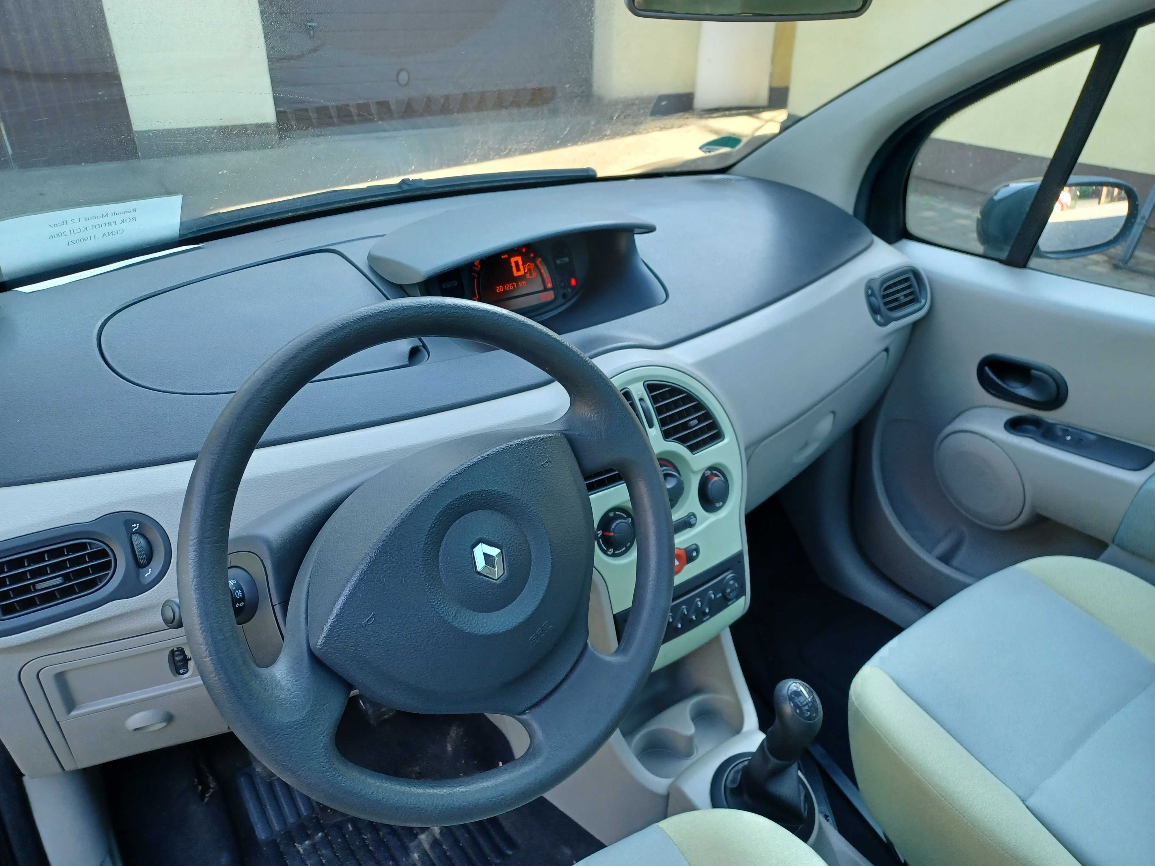 Renault Modus 1.2 benz klima elektryka panoram super stan z Niemiec