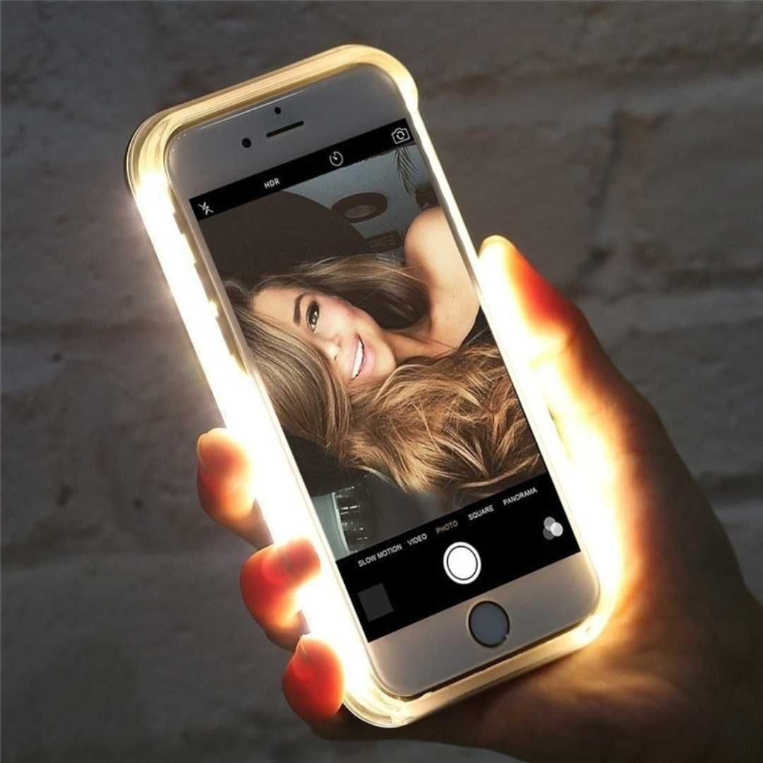 Селфи чехол фонарик Lumee iPhone 6/7/8