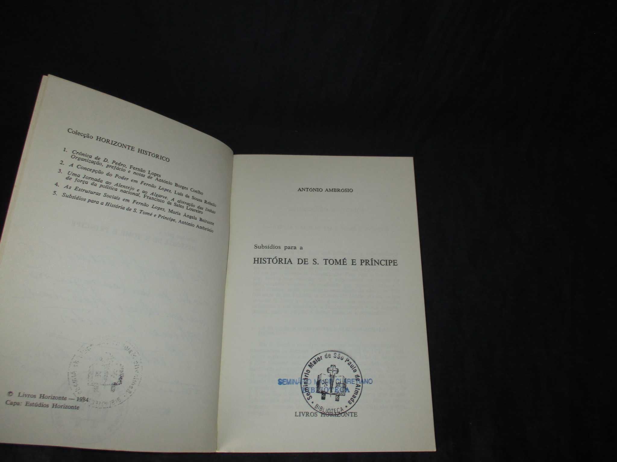 Livro Subsídios para a História de S. Tomé e Príncipe