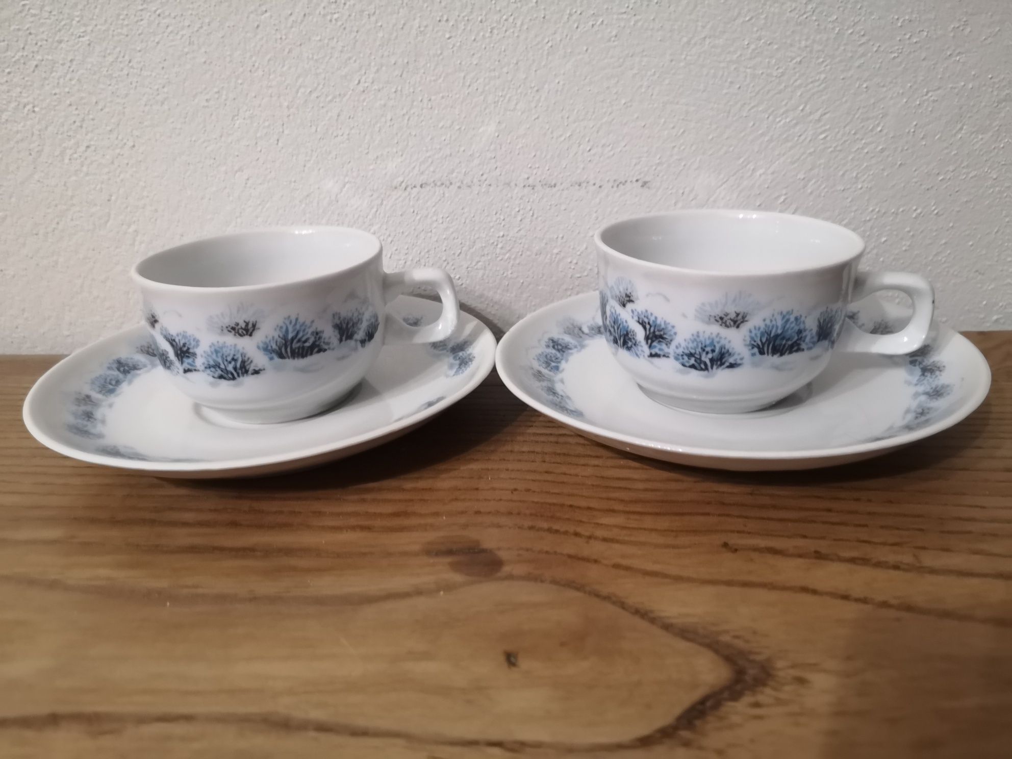 Filiżanki Porcelana Baranówka Ukraina 6szt plus 2 spodki