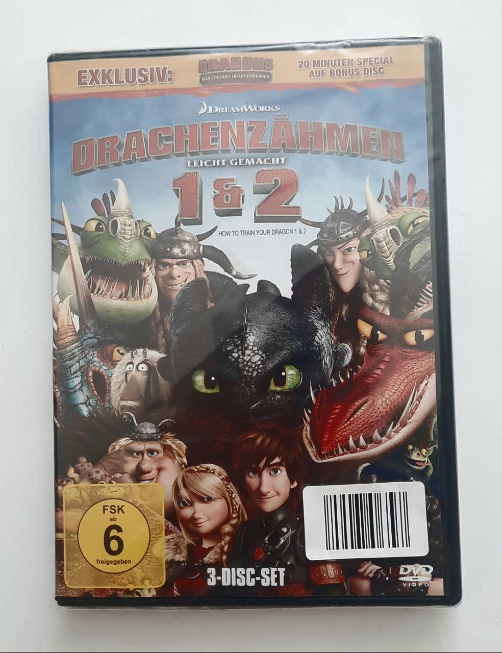 DVD диск запечатаний Як приборкати дракона How to train your dragon