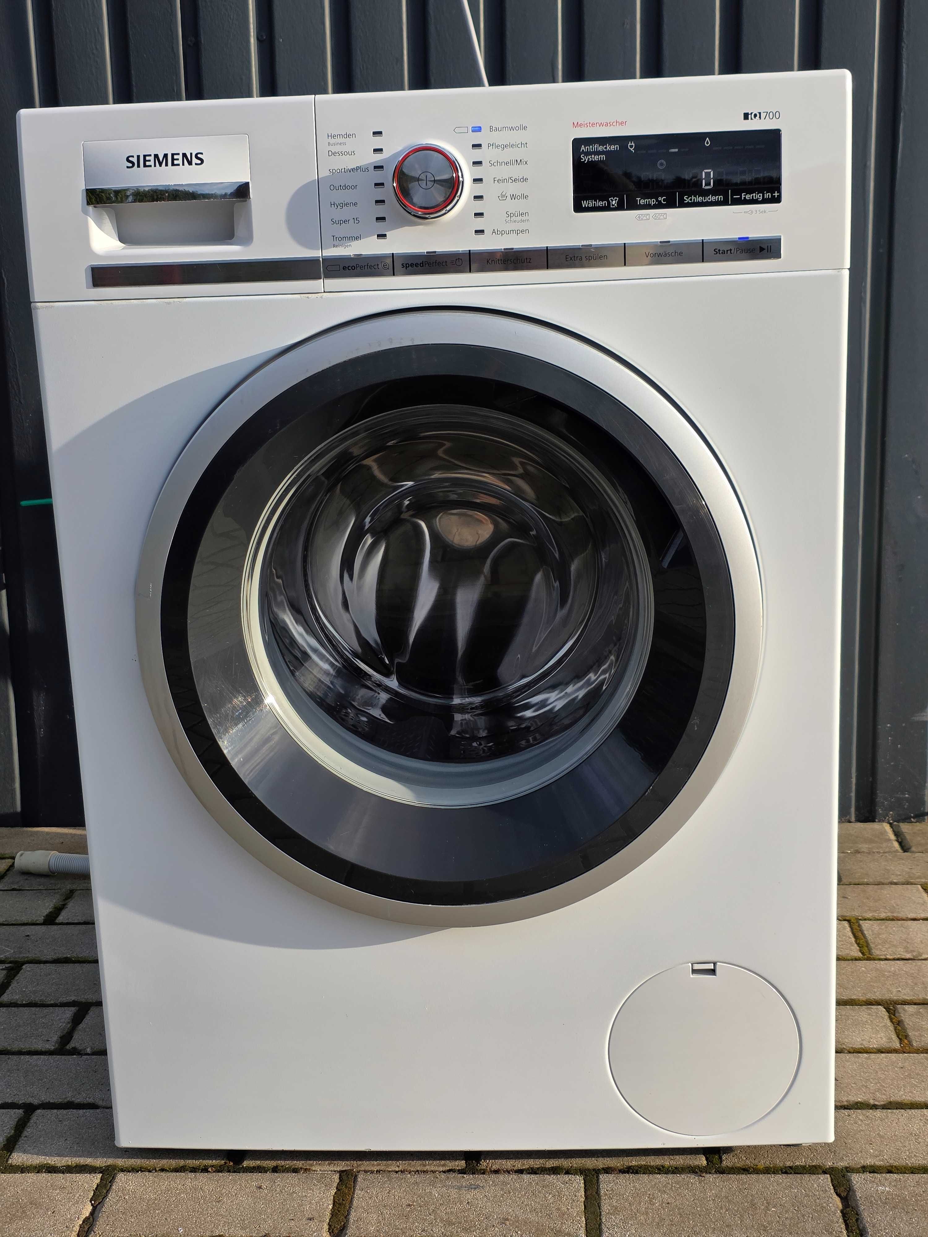 Pralka Siemens IQ700 9kg 1400 obr program 15min LED,Inverter gwarancja