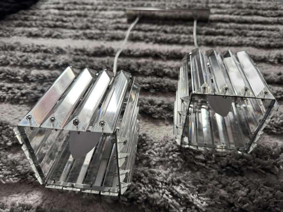 Żyrandol lampa sufitowa w stylu Glamour kryształ salon gabinet