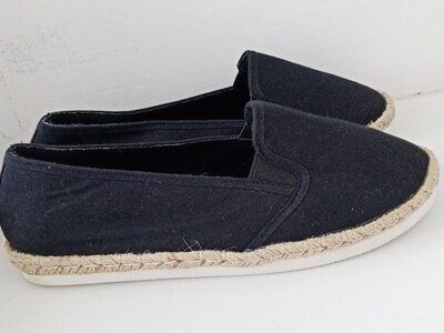 Новые эспадрильи на джутовой подошве мокасины слипоны