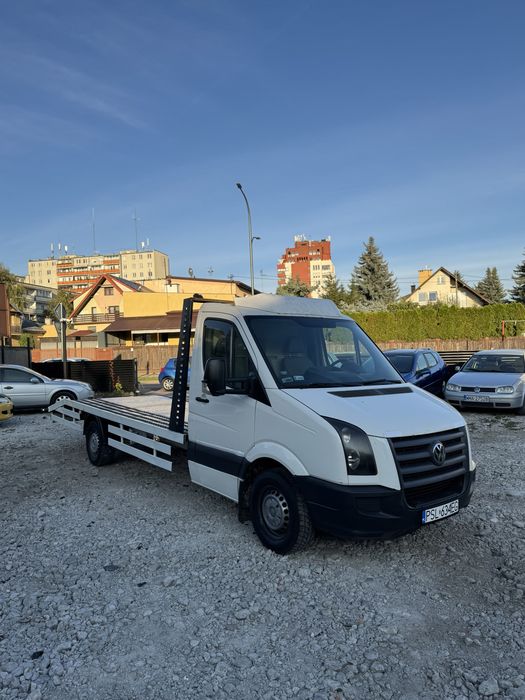 Volkswagen Crafter Laweta 2.5 diesel/doinwestowana/sala rama/faktyra