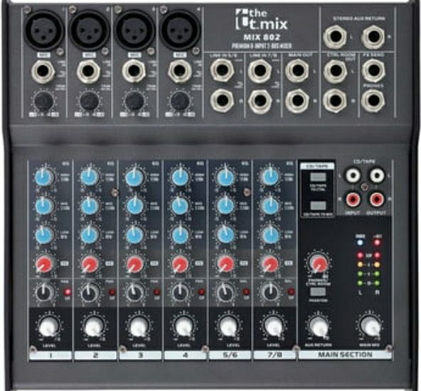 Mesa analógica de 8 canais - REBAIXA! C/ Nova