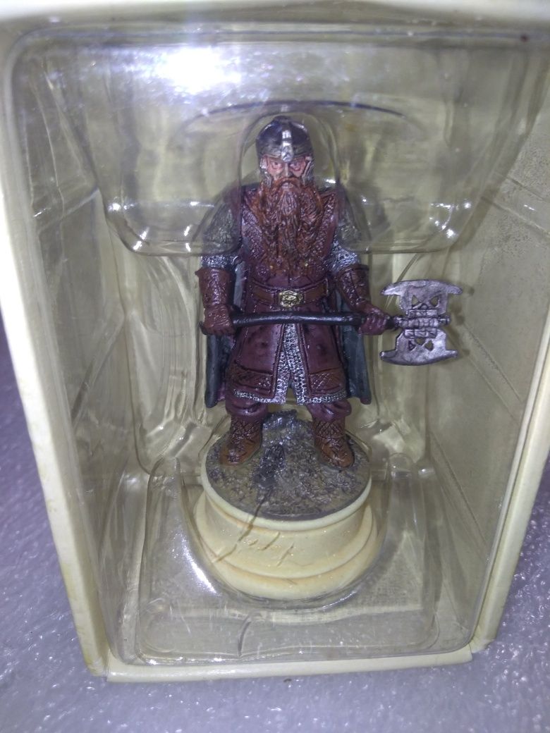 Antiga figura gimli do filme o senhor dos anéis