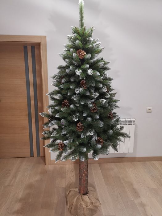 Świerk diamentowy choinka sztuczna na pniu 220cm taka jak na zdjęciu!