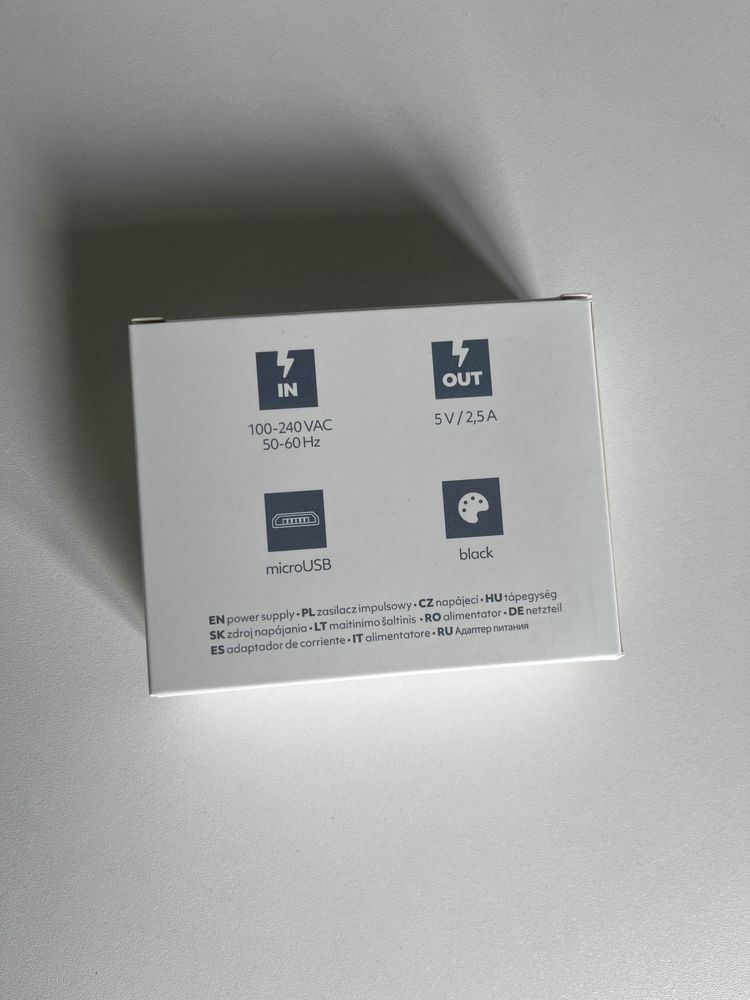 Zasilacz justPi microUSB 5V/2,5A do Raspberry Pi 25szt.