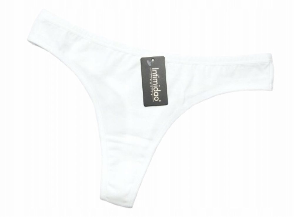 5 x M 38 Stringi Intimidao bawełniane gładkie stringi majtki