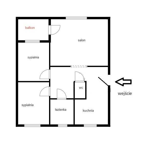 3 pokoje ul. Wesoła