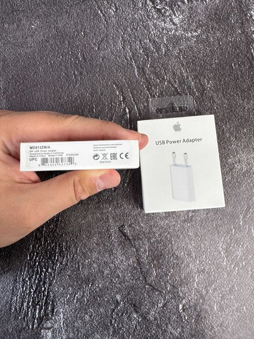 Адаптер 5W Original для iPhone Айфон Оригинал блок 1A Гарантія