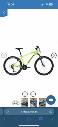 BICICLETA ROCKRIDER BTT ST 100 XL