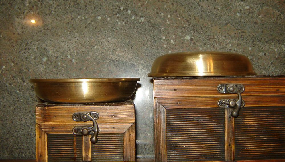 Szalki do wagi 1 kg - mosiądz