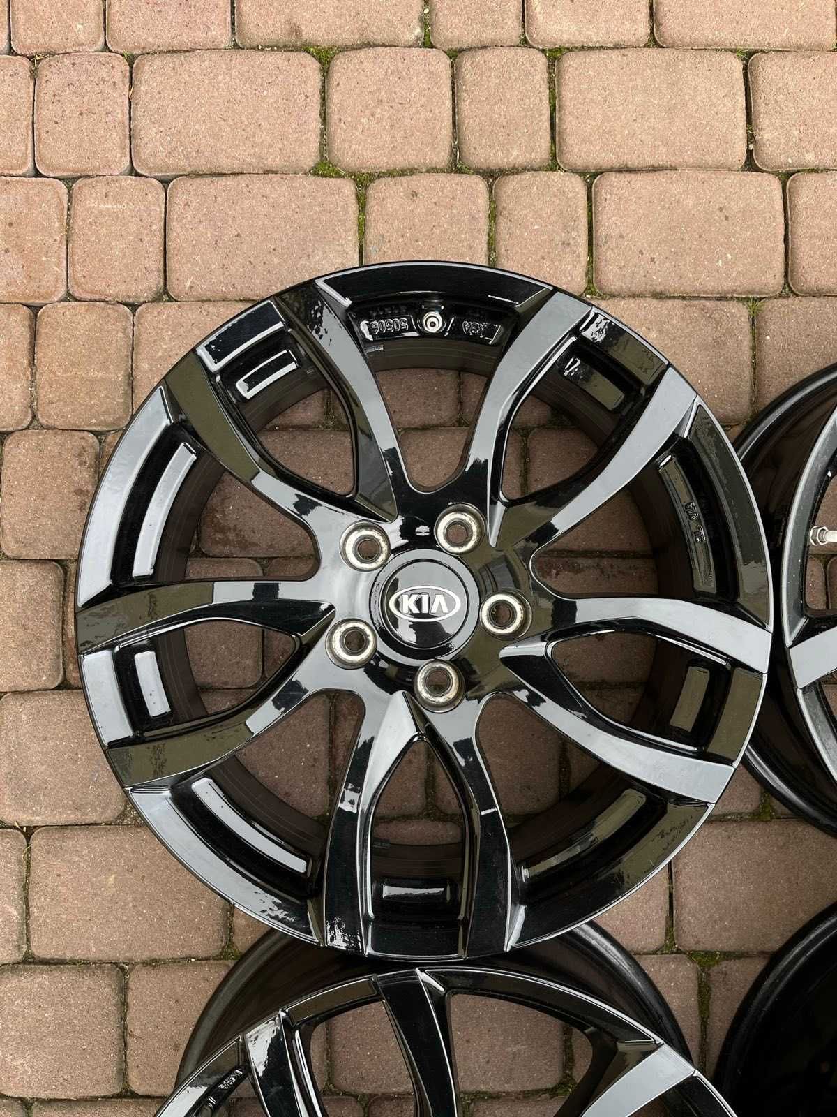 Alufelgi Kia 5x114,3 17 cali Czujniki Sportage Sorento Czarne