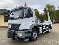 Mercedes-Benz 1824 AXOR bramowiec HIAB MULTILIFT, akcja zima, 308 t.km.  bramowiec HIAB MULTILIFT, płyta, pług, akcja zima, 308 t.km.