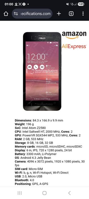Smartphone Asus Zenfone 6