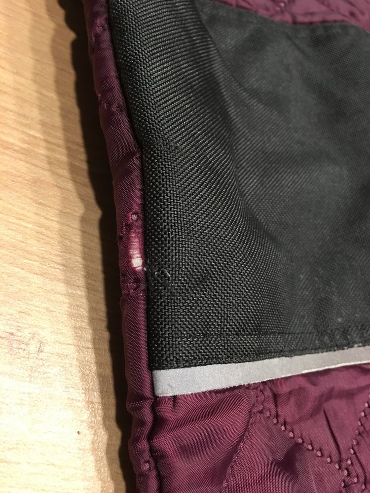 Mckinley spodnie 110 outdoor fioletowe czarne zimowe