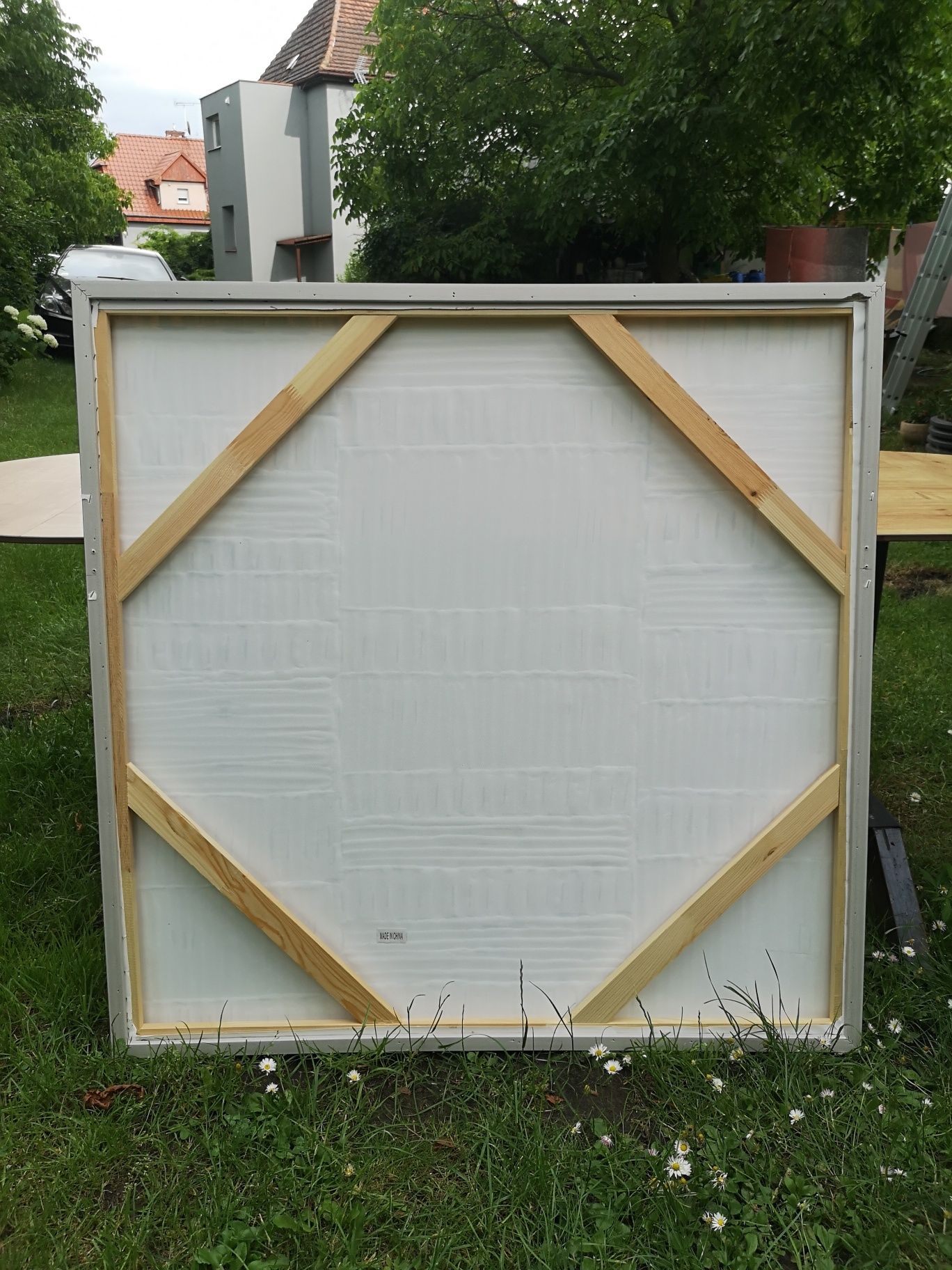 Obraz beżowy 100x100