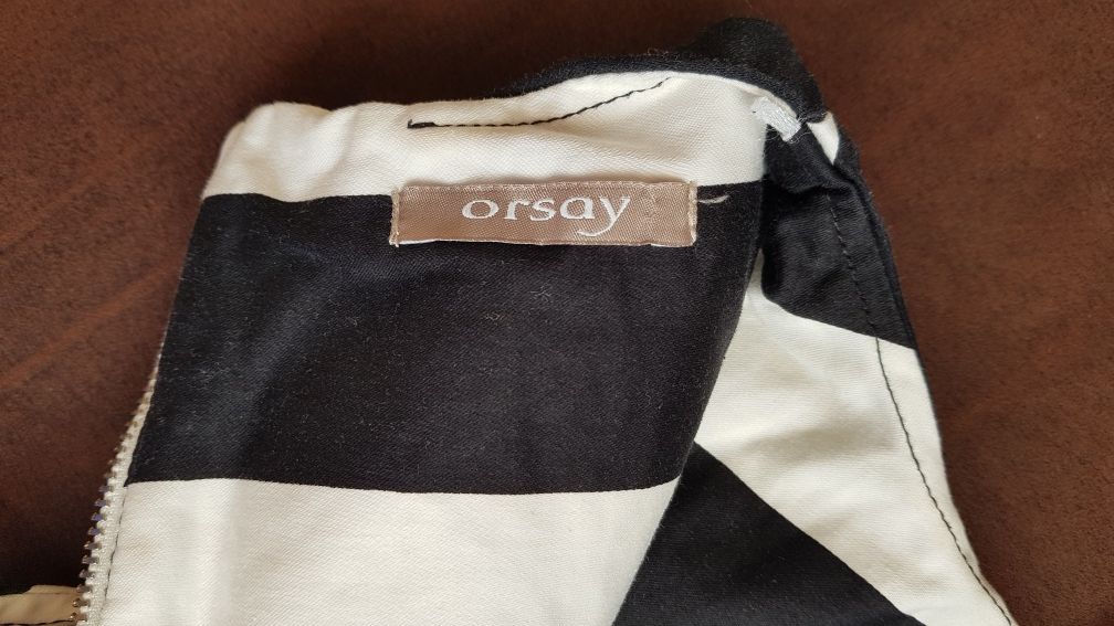 Czarno-biała sukienka Orsay 36