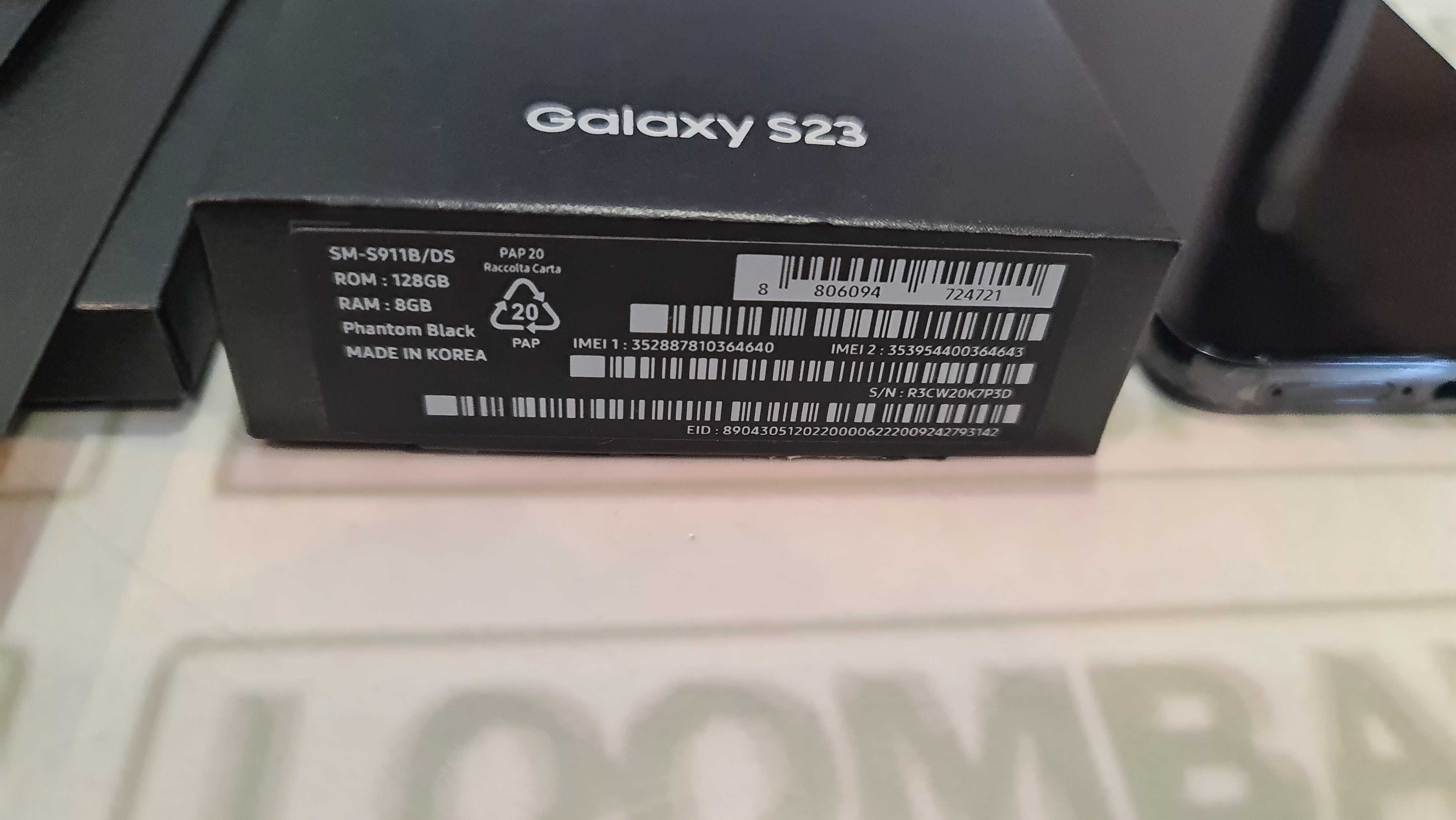 Telefon Samsung Galaxy S23 | 8 GB RAM | 128 GB ROM| SM-S911B/DS