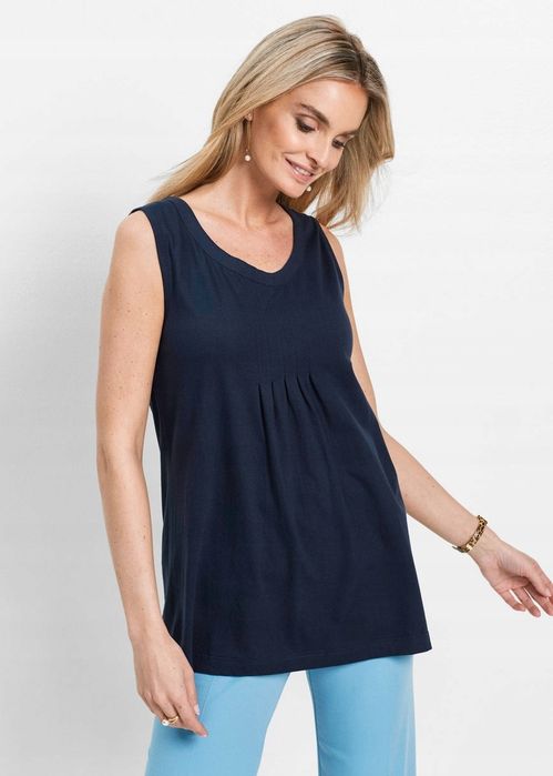 B.P.C tunika bez rękawów granatowa r.44/46