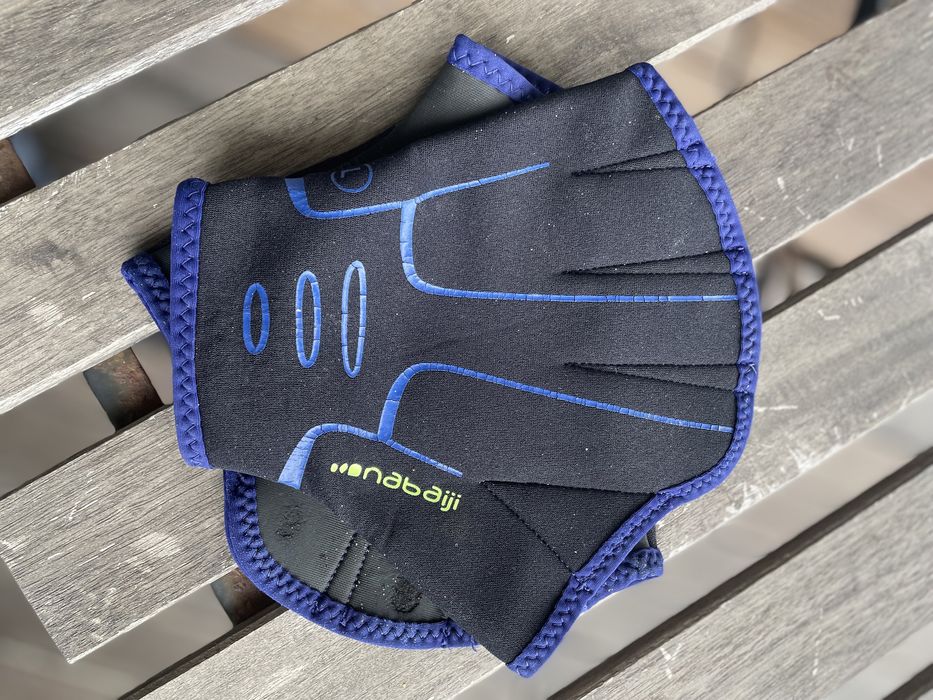 Par de luvas natação / hidroginástica