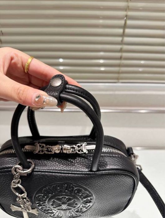 Шкіряна сумка Chrome Hearts/ Жіноча сумка Хром Хертс/ Вів‘єн Вествуд