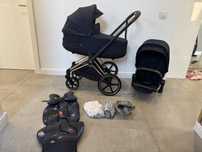 Cybex Priam 2.0 2w1 Granat / Rose Gold