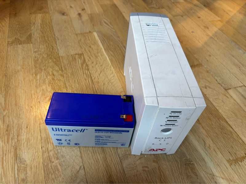 UPS APC BK650EI + Nowa bateria