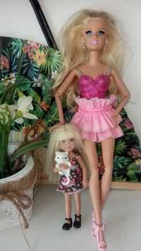 Mattel nowa Barbie+córka z kotkiem 2009r Gratis duże otwierane auto