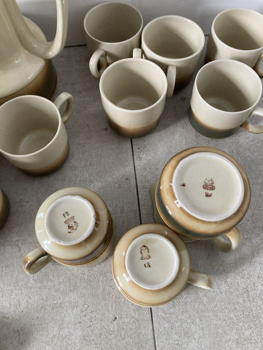 Duży zestaw kawowy porcelana Tułowice na 10 osób tanio polecam