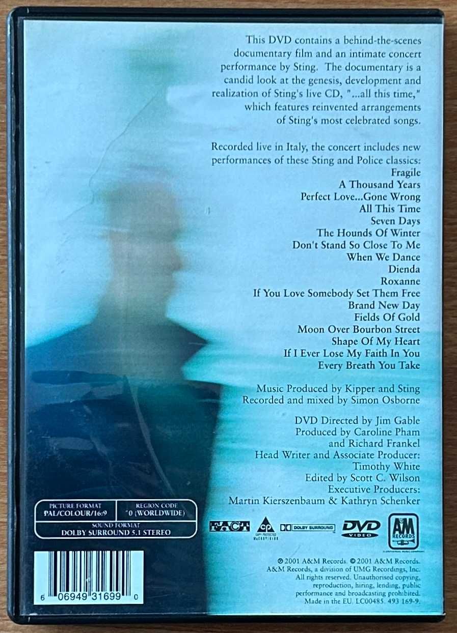 Sting - All this time - Live in Italy - DVD