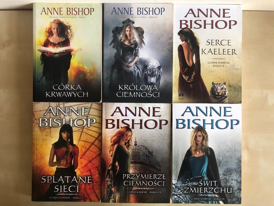 ANNE Bishop 3-logia CZARNE KAMIENIE fantastyka, fantasy, dla dorosłych