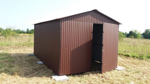 Garaż Blaszany w kolorze 3x5, Garaż Blaszany Blaszaki Hale Raty