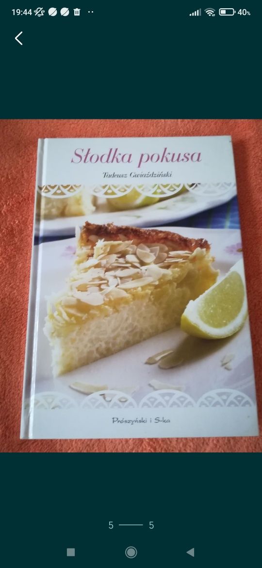 Książka  ,, Słodka pokusa  ''