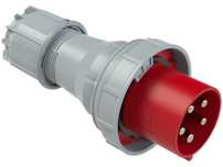 PCE 045-6 Wtyk siłowy 125A/400V 5P kablowy IP67 szary