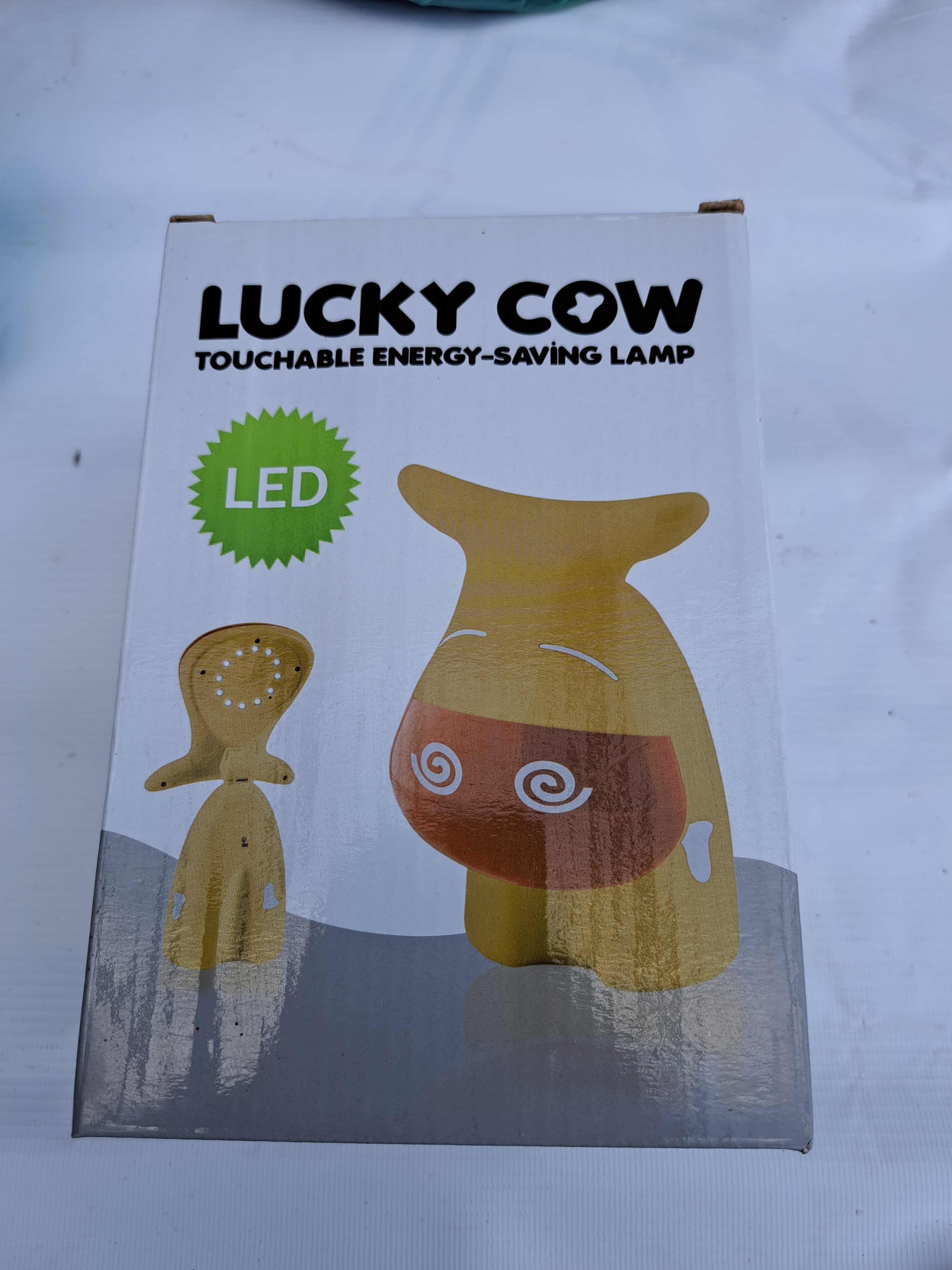 Lampka LED dziecięca  w kształcie krówki na USB
